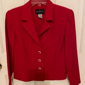 Red jacket 4petite size used